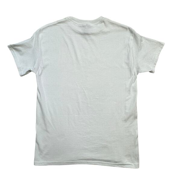 Built Dad Tough Men’s Large White Short Sleeve T-Shirt Crew Neck - Picture 3 of 6